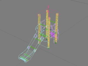 play ground fun tower baby max 2011 3D Model