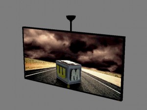 lcd big screen max 2011 3D Model