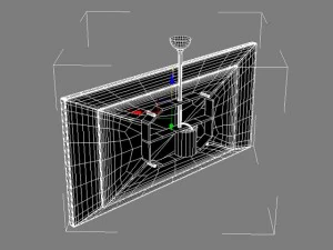 lcd big screen max 2011 3D Model