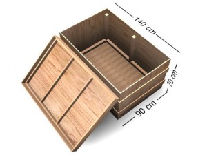 wooden case Modelo 3D