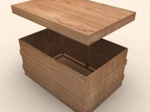 wooden case 3D Model