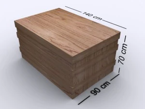 wooden case 3D Model