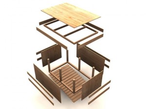 wooden case Modelo 3D