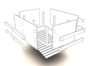 wooden case 3D Model