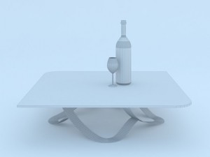coffe table max 2011 3D Model