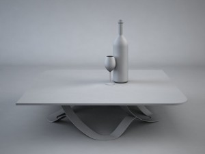 coffe table max 2011 3D Model
