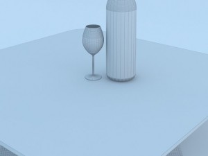 coffe table max 2011 3D Model