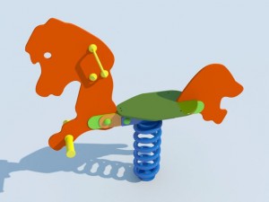 springtoy horse max 2011 3D Model