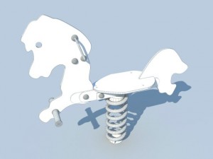 springtoy horse max 2011 3D Model