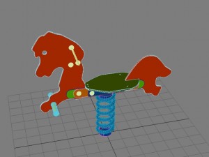 springtoy horse max 2011 3D Model