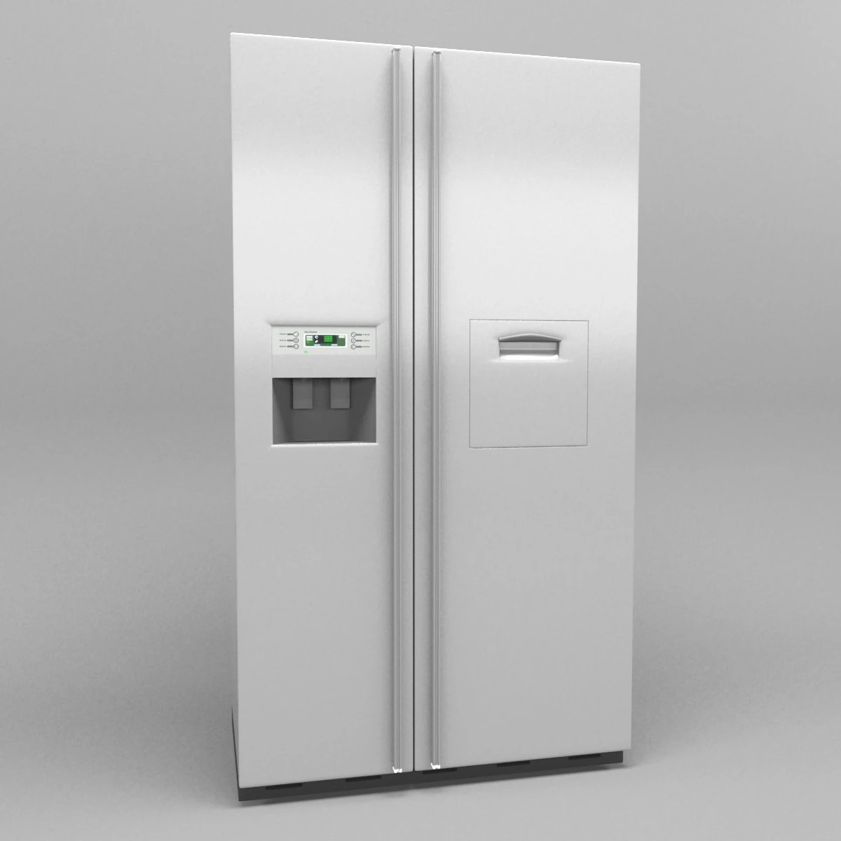 refrigerator kitchen 3D Model .c4d .max .obj .3ds .fbx .stl .blend 