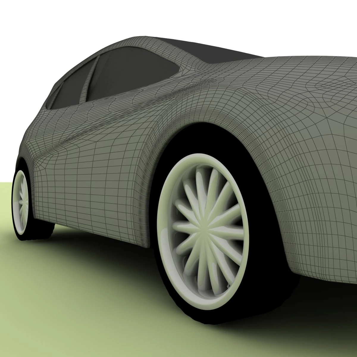 seat leon low poly 3D Model .c4d .max .obj .3ds .fbx .stl .blend 