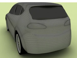 seat leon low poly 3D Model