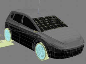 seat leon low poly Modèle 3D