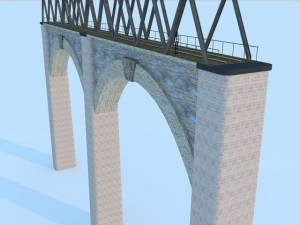 train bridge max 2011 3Dモデル