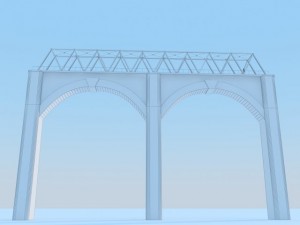 train bridge max 2011 Model 3D