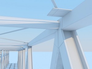 train bridge max 2011 Model 3D