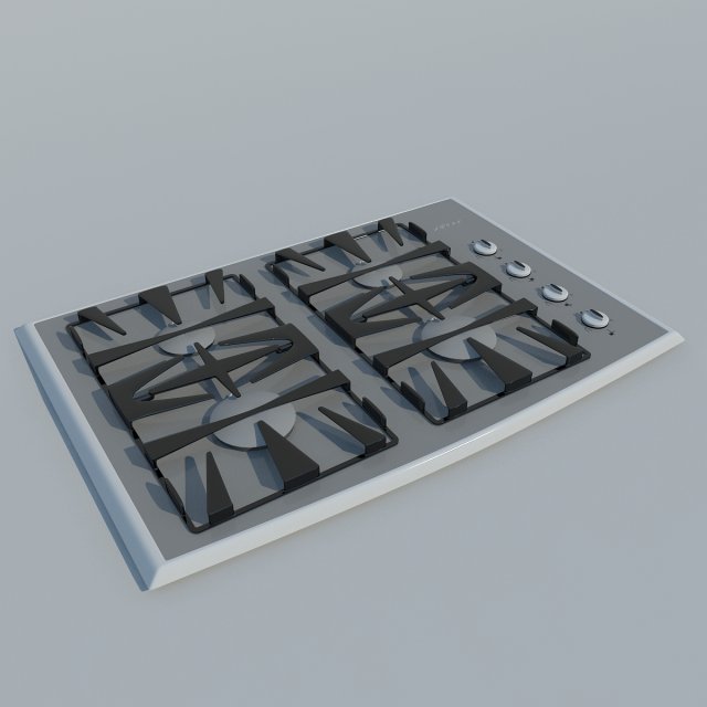 stove 2 max 2011 3D Модель .c4d .max .obj .3ds .fbx .stl .blend
