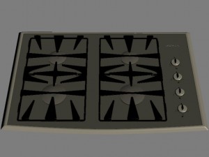 stove 2 max 2011 3D Модель