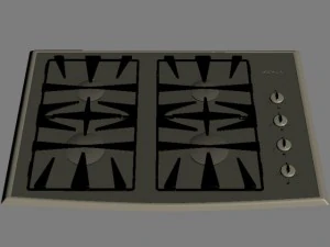 stove 2 max 2011 3D Model