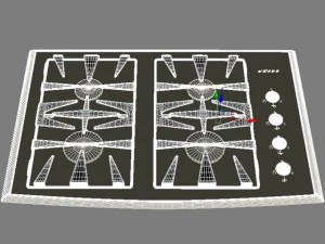 stove 2 max 2011 3D Model