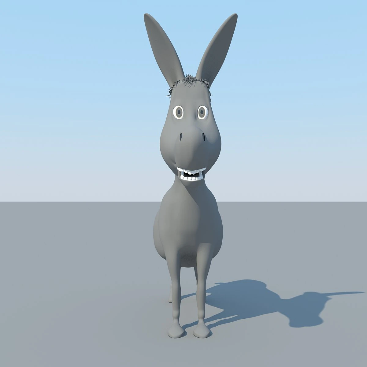 donkey cartoon max 2011 3D Model .c4d .max .obj .3ds .fbx .stl .blend