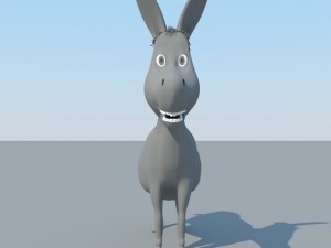 donkey cartoon max 2011 Modello 3D