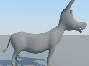 donkey cartoon max 2011 3D Model