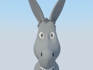 donkey cartoon max 2011 Modelo 3D