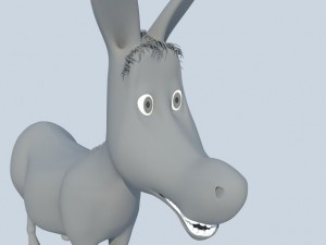 donkey cartoon max 2011 Modelo 3D