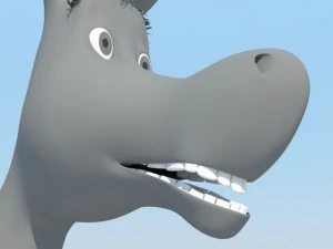 donkey cartoon max 2011 3D Model