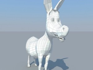 donkey cartoon max 2011 Modelo 3D