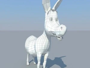donkey cartoon max 2011 3D Model