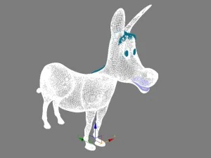 donkey cartoon max 2011 3D Model