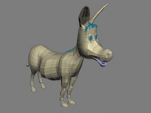 donkey cartoon max 2011 Modelo 3D