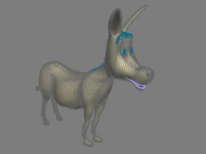 donkey cartoon max 2011 Modelo 3D