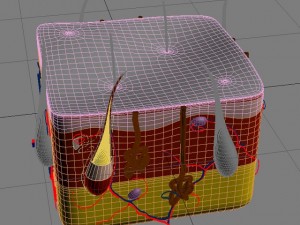 human skin 3D Модель