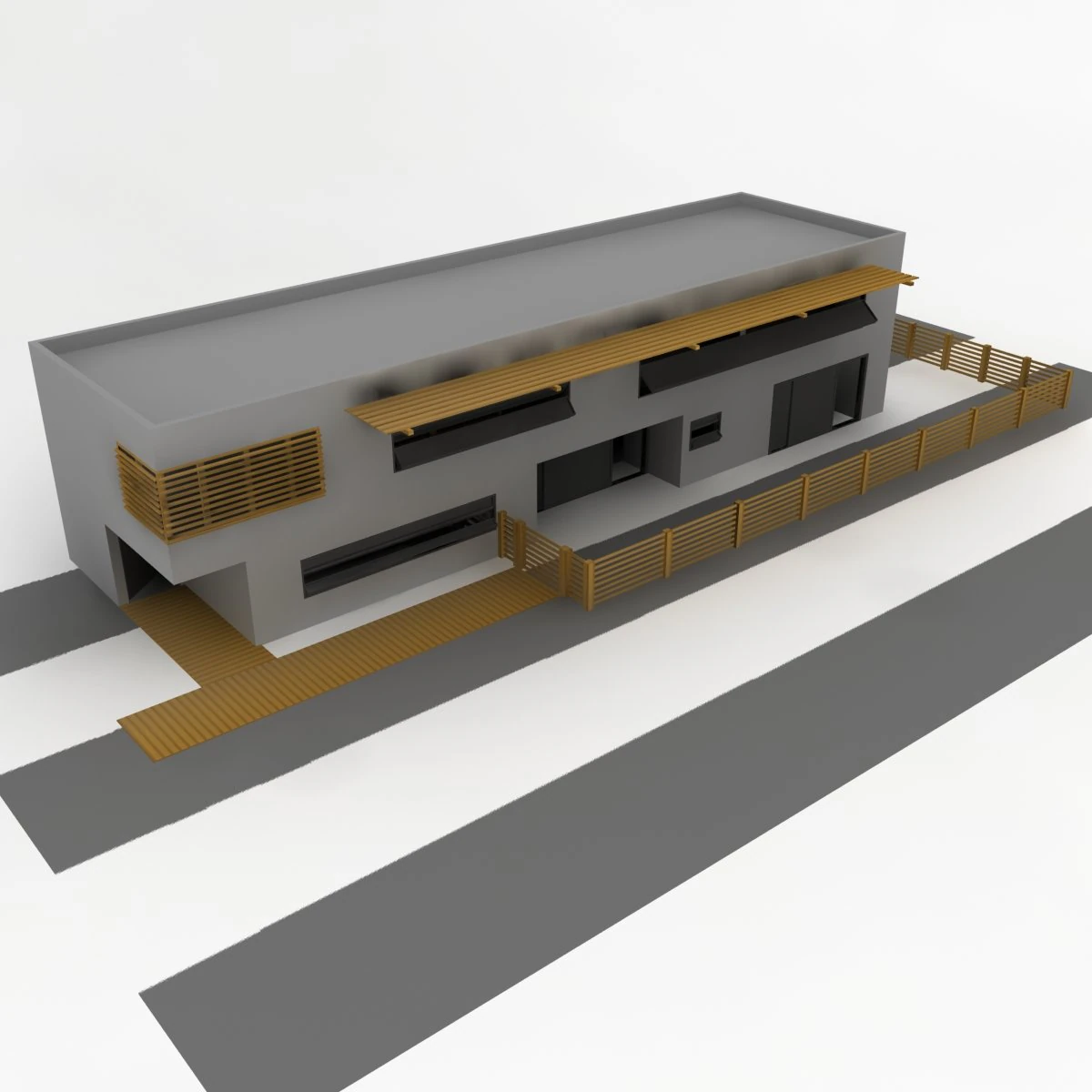 house 2 max 2008 3D Model .c4d .max .obj .3ds .fbx .stl .blend