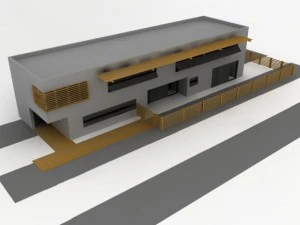 house 2 max 2008 3D Model