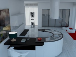 kitchen modern 2 max 2011 3D Model