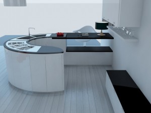 kitchen modern 2 max 2011 Model 3D