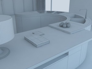 kitchen modern 2 max 2011 Model 3D