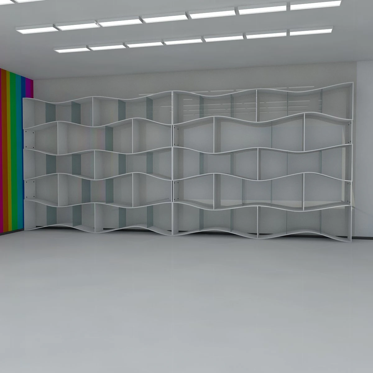 bookshelf 5 max 2011 3D Model .c4d .max .obj .3ds .fbx .stl .blend 