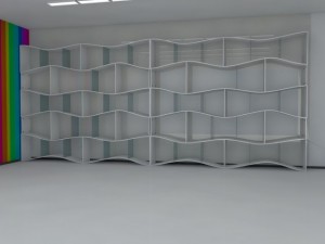 bookshelf 5 max 2011 3Dモデル
