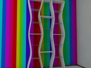 bookshelf 5 max 2011 Modelo 3D