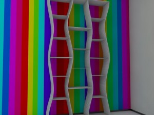bookshelf 5 max 2011 Modelo 3D