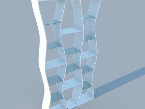bookshelf 5 max 2011 Modelo 3D