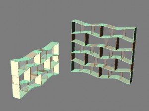 bookshelf 5 max 2011 Modelo 3D