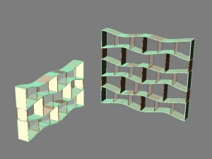 bookshelf 5 max 2011 3D Model