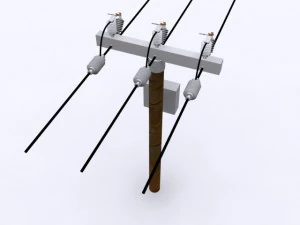electrical post max 2010 3D Model